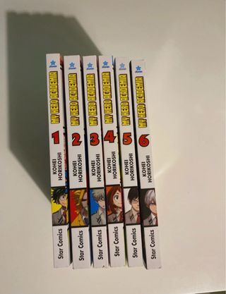 my hero academia manga 1-2-3-4-5-6