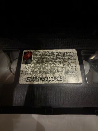 VHS El Último Cuplé Sara Montiel