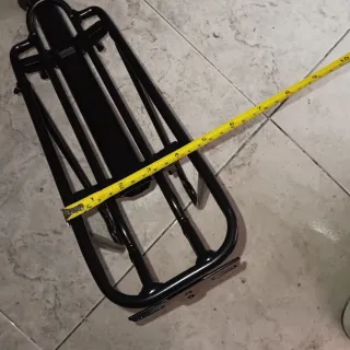 PORTAEQUIPAJE DE TIJA BICICLETA ALUMINIO