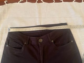 Pantaloni Benetton Cotone Neri Taglia 38