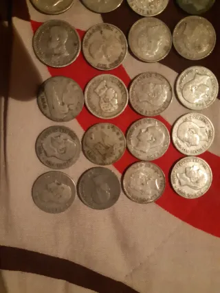 Monedas Franco, Pesetas, Alfonso XII