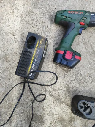 Taladro Bosch y Hitachi + Cargadores