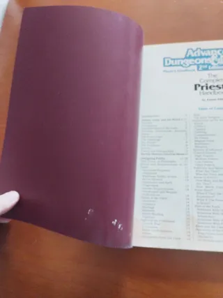 Advanced Dungeons & Dragons Manual buen Sacerdote