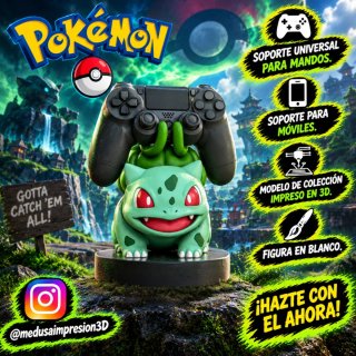 Soporte Mando joystick Bulbasaur