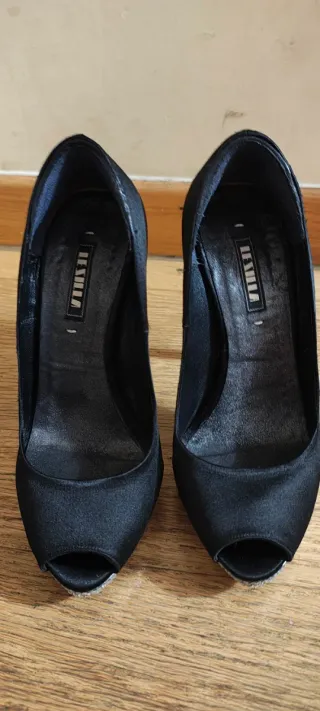 Décolleté Le Silla Nere e Argento