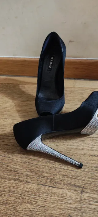 Décolleté Le Silla Nere e Argento