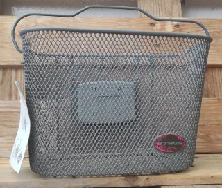 Cestino per Bicicletta Btwin Grigio