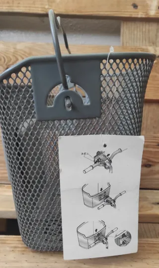 Cestino per Bicicletta Btwin Grigio