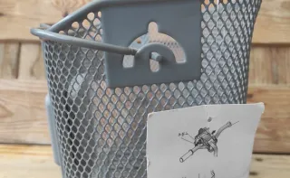 Cestino per Bicicletta Btwin Grigio