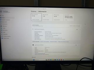 PC HP Pavilion Gaming + Monitor LG 75Hz