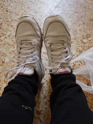 Scarpe Reebok Uomo Tg 44 Bianche Rosse