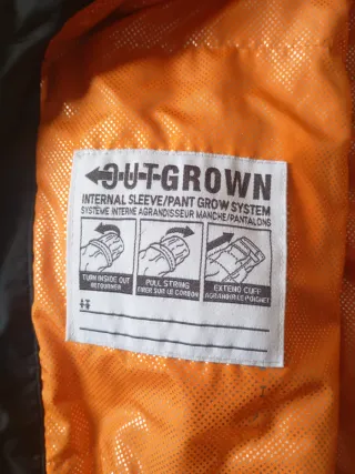 Chaqueta Columbia Titanium Negra Naranja