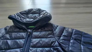 Piumino Benetton Bambina Blu