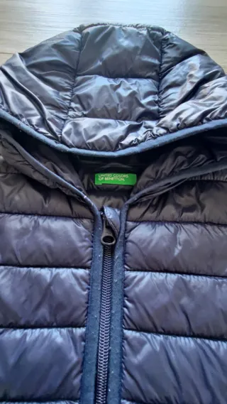 Piumino Benetton Bambina Blu