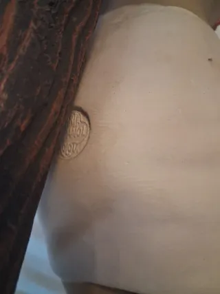 Cristo antiguo grande de olot con sello