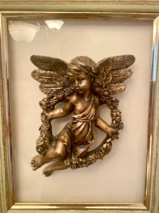 2 Cuadros Ángeles Carosa Certificado Garantía