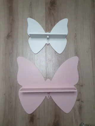 Estanterías Mariposa Madera (2 uds)