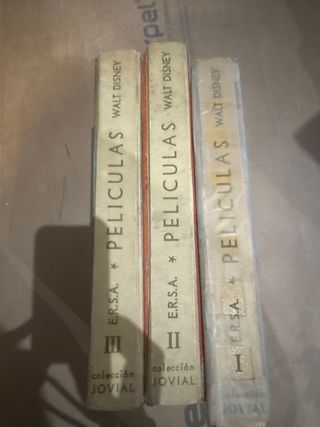 Libros de peliculas clasicos de Walt Disney