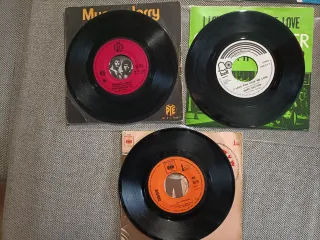 Lote 9 Vinilos single setenta 70s Chicago y más