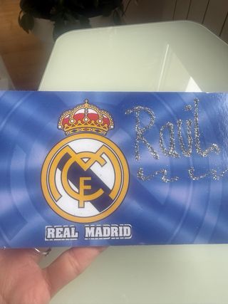 Cuadro Real Madrid Nombre Raul