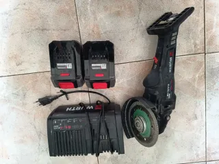 Radial Wurth con 2 baterías y cargador
