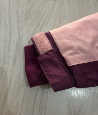 Conjunto nieve niña rosa y morado