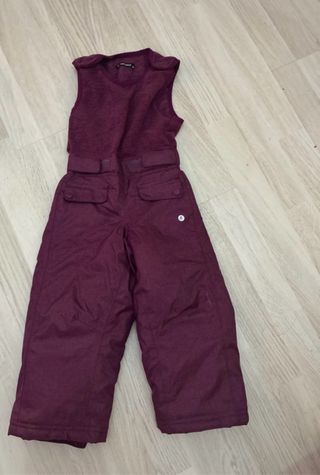 Conjunto nieve niña rosa y morado