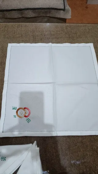 Servilletas bordadas a mano