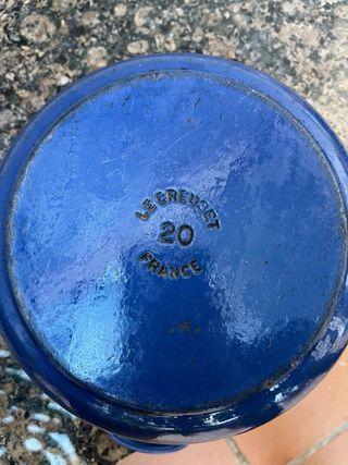 Olla Hoya Hierro Fundido Azul la creuset