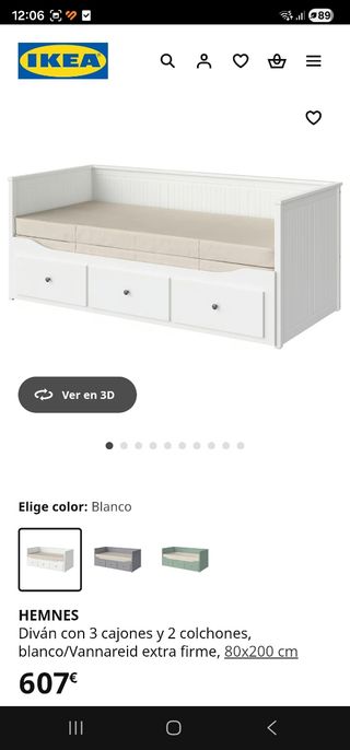 Cama nido con cajones