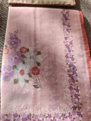 Lote 6 sciarpe in cotone donna fiori