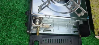 Hornillo de gas portátil 2 fuegos