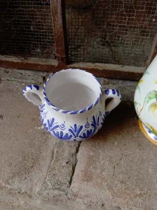 Juego de 4 piezas de cerámica antiguas