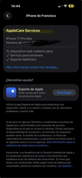 iPhone 17 Pro Max 256GB Naranja