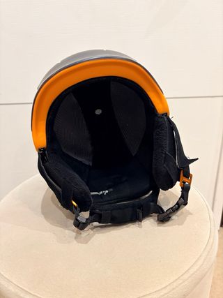 Casco sci Salomon taglia S bambino arancione/nero