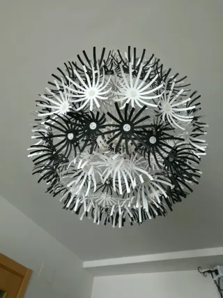 Lámpara de techo colgante diseño floral