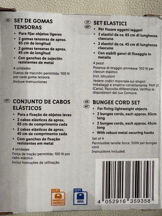 Set de 4 Gomas Tensoras Ultimate Speed