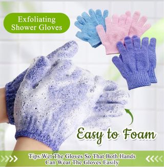 3 Pares Guantes Exfoliantes NUEVOS