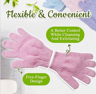 3 Pares Guantes Exfoliantes NUEVOS