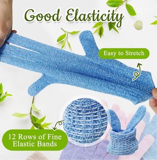 3 Pares Guantes Exfoliantes NUEVOS