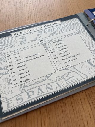 Colección de sellos España