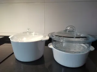 Vaporera cerámica y cristal