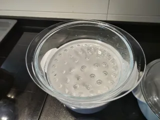 Vaporera cerámica y cristal