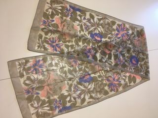 Coppia foulard sciarpine floreali