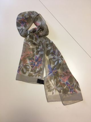 Coppia foulard sciarpine floreali