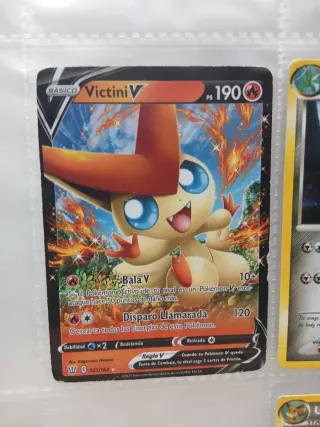Carta pokemon Victini V 190 PS Carta Pokémon