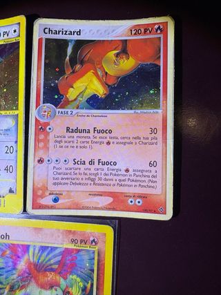 Carte Pokémon Ho-oh e Charizard