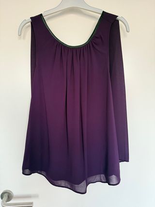 Top lila Naf Naf talla única
