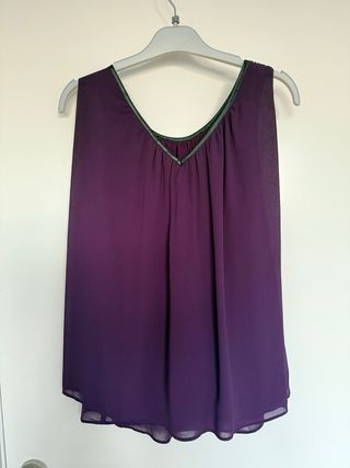 Top lila Naf Naf talla única