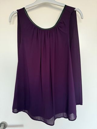 Top lila Naf Naf talla única